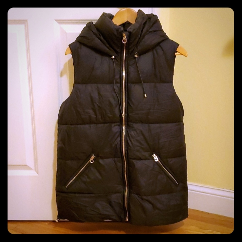 Zara sleeveless puffy vest